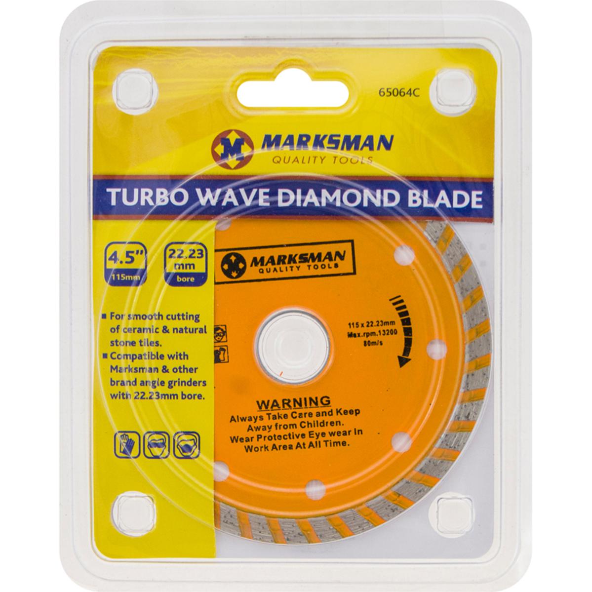 Marksman turbo wave diamond blade