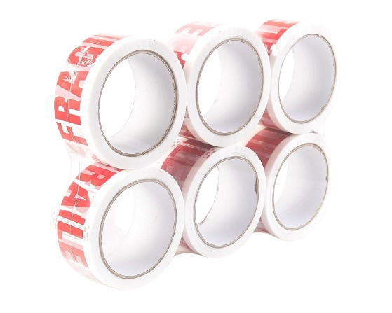 6x Fragile tape (48mm x 66m)