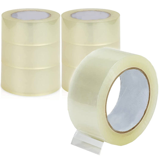 Extra strong Clear parcel tape Big Roles (48mm x 150m) Packing of 6