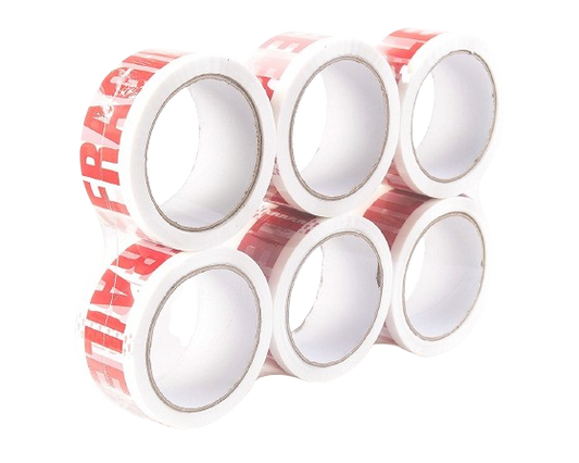 6x Fragile tape (48mm x 66m)