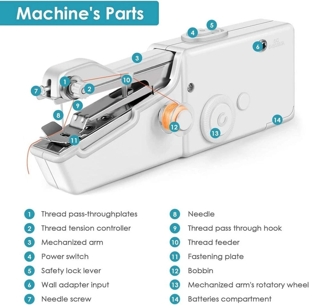 Mini Handheld Cordless Sewing Machine