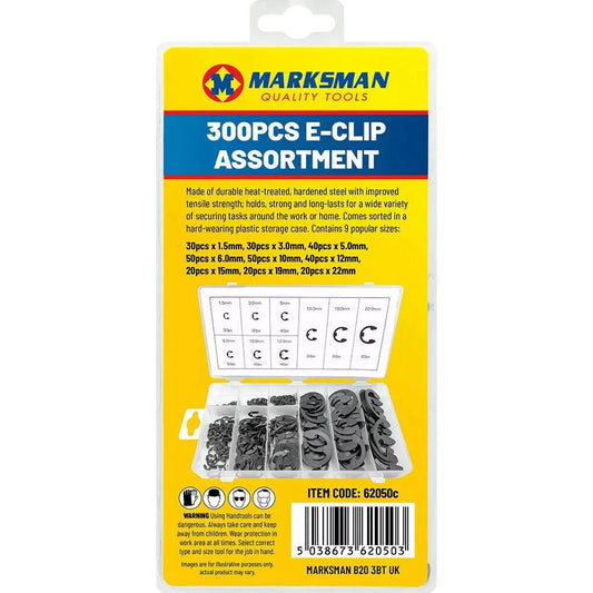 300pc E clips Assortment box